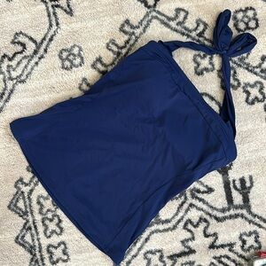 Boden navy blue tankini top halter bathing suit